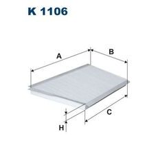 Filtr, vzduch v interiéru FILTRON K 1106