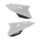 Boční panely POLISPORT 8478500006 restyling bílá pro HONDA CR 125 R 2002-2007, HONDA CR 250 R 2002-2007