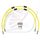CROSSOVER Hadice přední brzdy sada Venhill POWERHOSEPLUS KAW-10011FB-YE (2 hadice v sadě) žluté hadice, černé koncovky