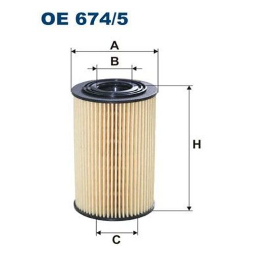 Olejový filtr FILTRON OE 674/5