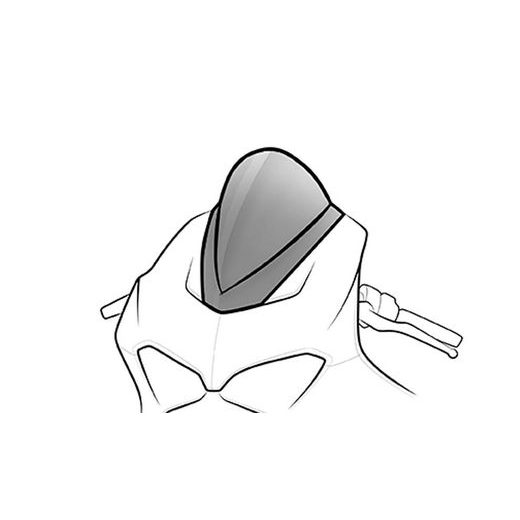 Plexi štít PUIG RACING 4625T oranžová