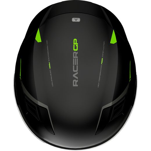 Integrální helma AXXIS GP RACER SV FIBER SOLID fluo žlutá XS