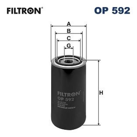 Olejový filtr FILTRON OP 592