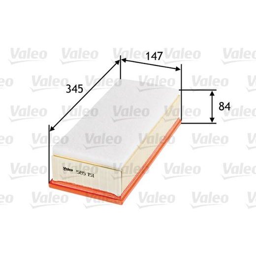 Vzduchový filtr VALEO 585151