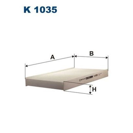 Filtr, vzduch v interiéru FILTRON K 1035