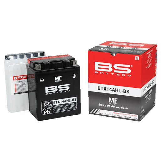Bezúdržbová motocyklová baterie BS-BATTERY BTX14AHL-BS