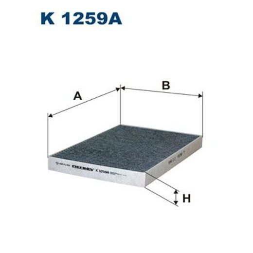 Filtr, vzduch v interiéru FILTRON K 1259A