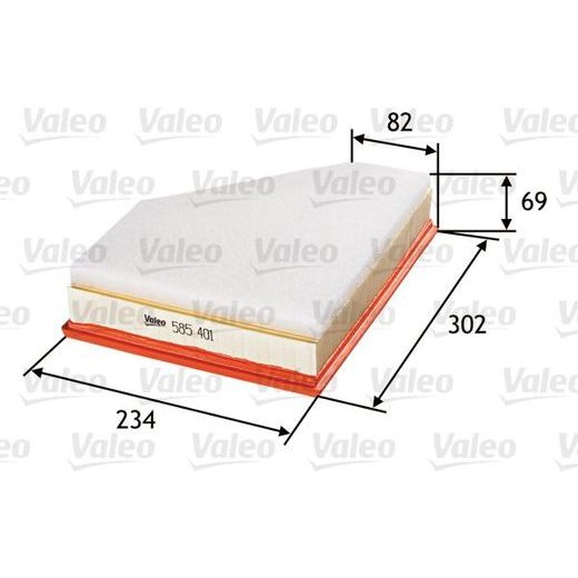 Vzduchový filtr VALEO 585401
