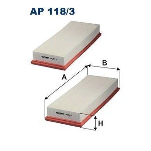 Vzduchový filtr FILTRON AP 118/3-2x