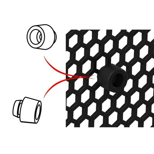 Spoiler chladiče PUIG 22374N černý