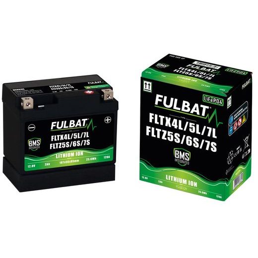 Lithiová motocyklová baterie FULBAT FLTX4L/5L/7L - FLTZ5S/6S/7S