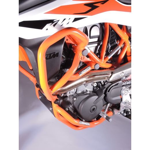 Ochranné rámy motoru RDMOTO CF124O oranžová vrchní a spodní