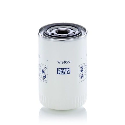 Filtr, pracovní hydraulika MANN-FILTER W 940/51
