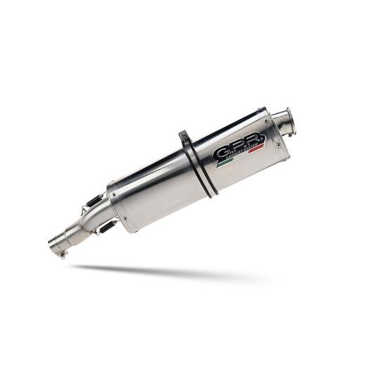 Koncovka výfuku Slip-on GPR TRIOVAL BMW.66.TRI Leštěná nerezová ocel zahrnuje spojovací svod a odnímatelný dB killer