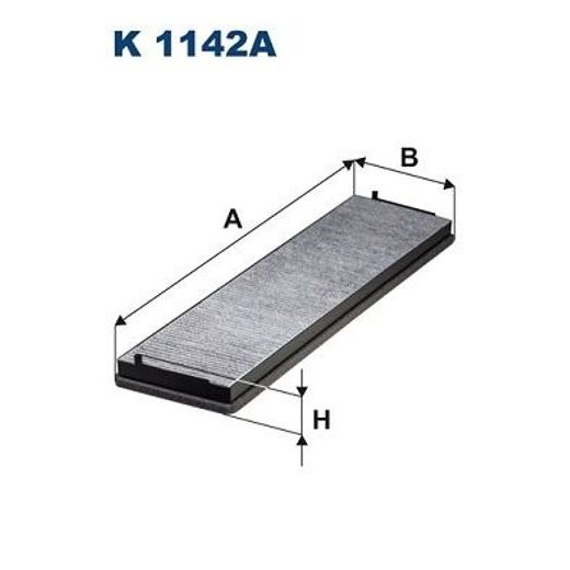 Filtr, vzduch v interiéru FILTRON K 1142A