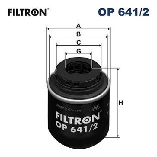 Olejový filtr FILTRON OP 641/2