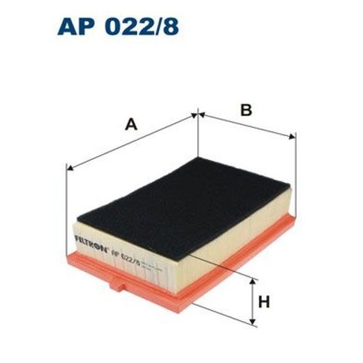 Vzduchový filtr FILTRON AP 022/8