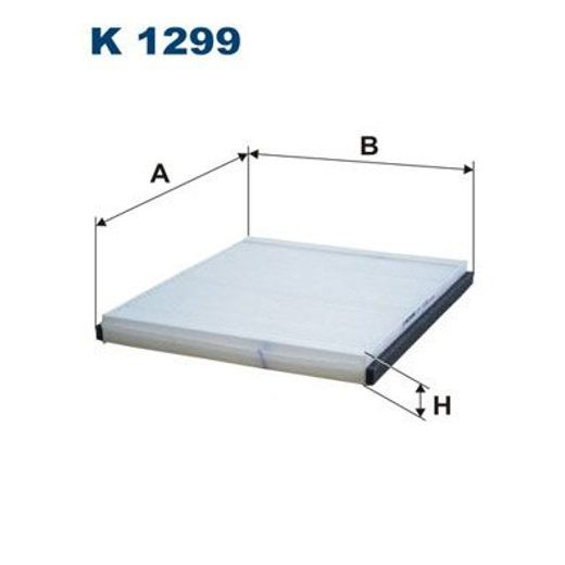 Filtr, vzduch v interiéru FILTRON K 1299