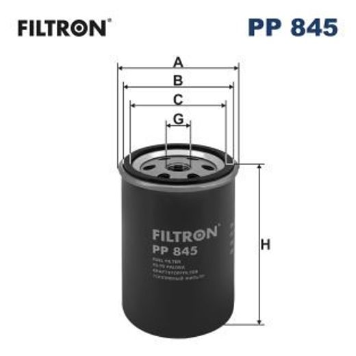 Palivový filtr FILTRON PP 845