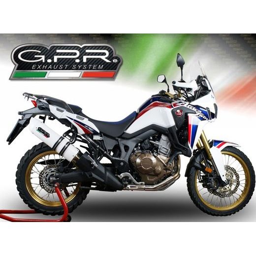 Koncovka výfuku Slip-on GPR ALBUS H.226.ALB Lesklá bílá