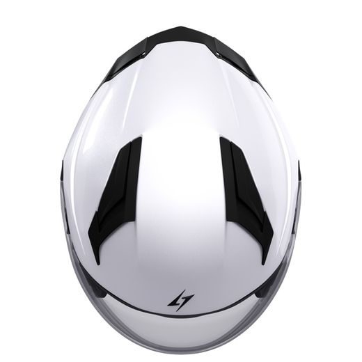 Open face helmet STORMER RUN white pearly 2XL