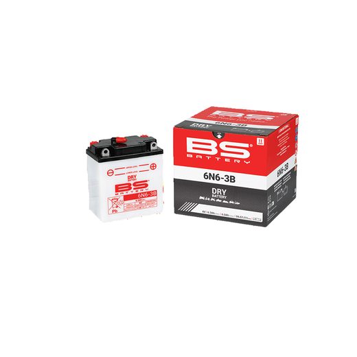 Konvenční motocyklová baterie BS-BATTERY 6N6-3B