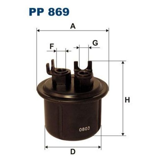 Palivový filtr FILTRON PP 869