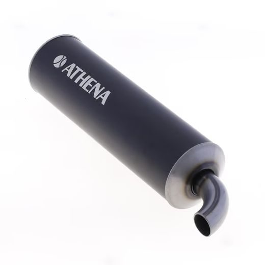 Koncovka výfuku ATHENA S410000303007 Černý hliník ø70mm x 250mm