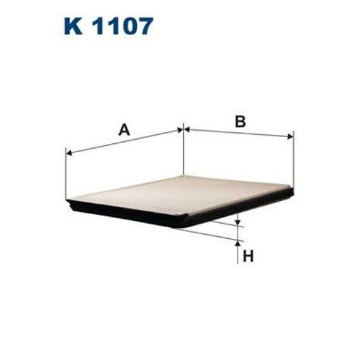 Filtr, vzduch v interiéru FILTRON K 1107