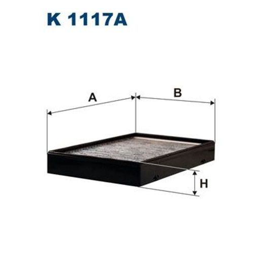 Filtr, vzduch v interiéru FILTRON K 1117A