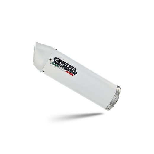 Koncovka výfuku Slip-on GPR ALBUS KTM.70.ALB Lesklá bílá pro KTM RC 125 2014-2016