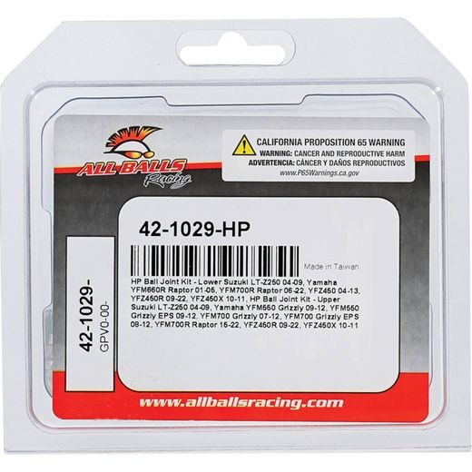 Kulový kloub svislého čepu All Balls Racing KP42-1029-HP HP snížení