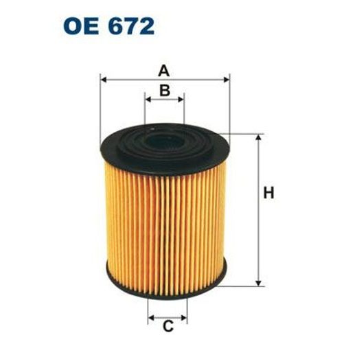 Olejový filtr FILTRON OE 672