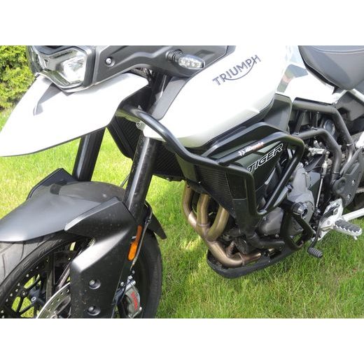 Ochranné rámy motoru RDMOTO CF153KD černá (spodní + vrchní) pro TRIUMPH Tiger 900 2019-2025