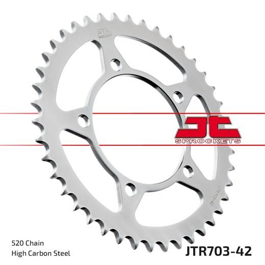 Řetězová sada EK - stříbrný řetěz 520 SRX, X-kroužek, kolečko JT pogumované, rozeta JT pro APRILIA Tuareg 660 2021-2024