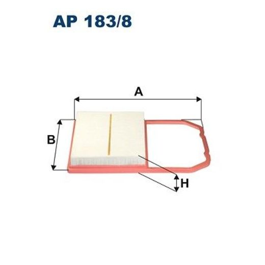Vzduchový filtr FILTRON AP 183/8