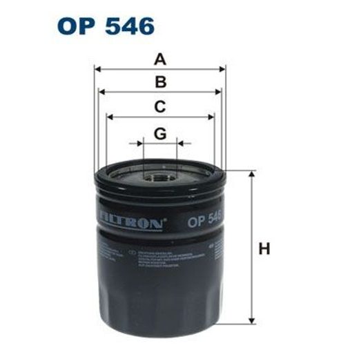 Olejový filtr FILTRON OP 546