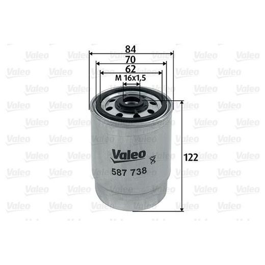 Palivový filtr VALEO 587738