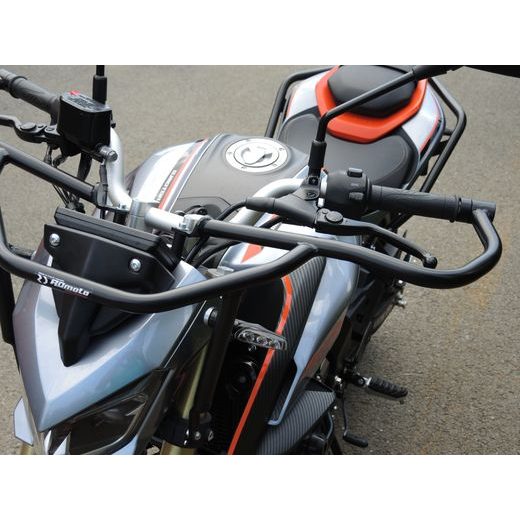 Ochranné rámy motoru RDMOTO CF187KD černá (na řídítka) pro QJMOTOR SRK 125 S 2023-2025, QJMOTOR SRK 125 R 2023-2025