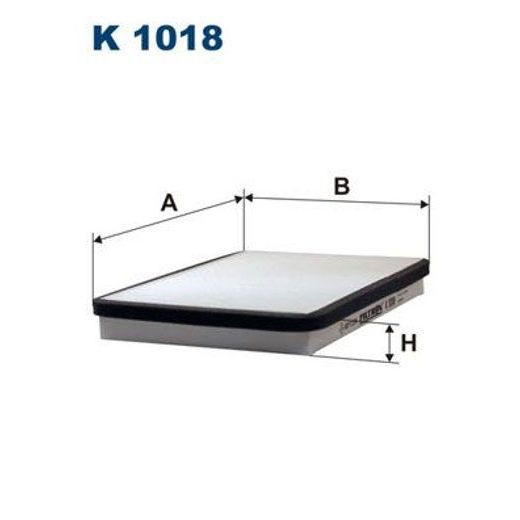 Filtr, vzduch v interiéru FILTRON K 1018