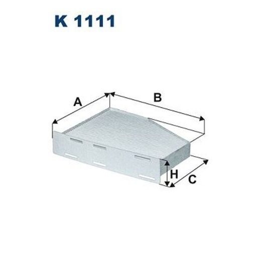 Filtr, vzduch v interiéru FILTRON K 1111