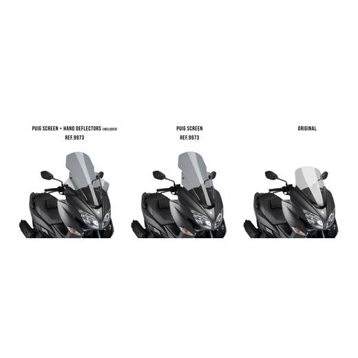 Plexi štít PUIG V-TECH LINE TOURING 9973H kouřová