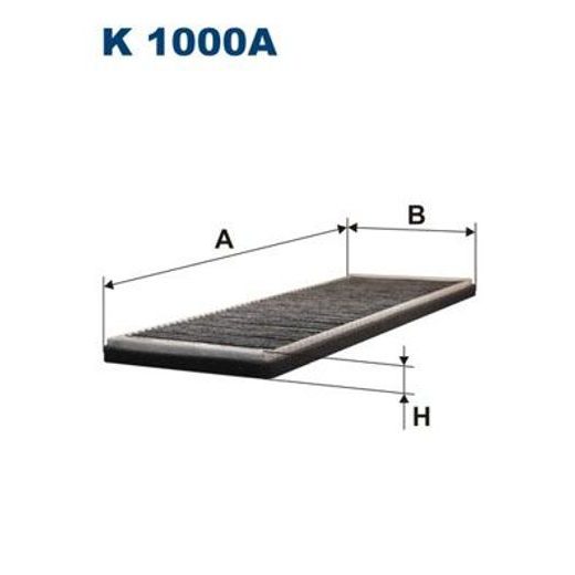 Filtr, vzduch v interiéru FILTRON K 1000A