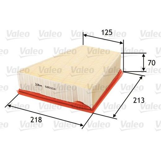 Vzduchový filtr VALEO 585004