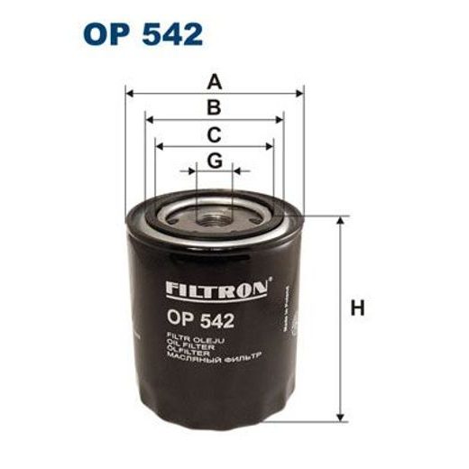 Olejový filtr FILTRON OP 542