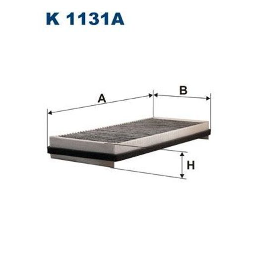 Filtr, vzduch v interiéru FILTRON K 1131A