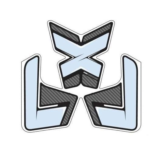 Tankpad PUIG SPECIFIC 8435C karbonový vzhled s boční částí