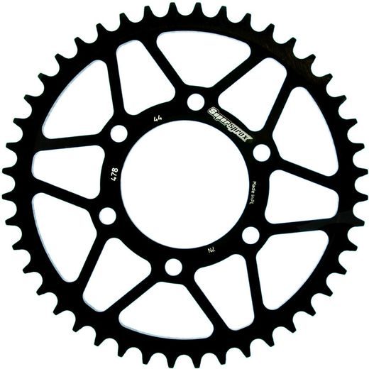 Řetězová rozeta SUPERSPROX RFE-478:44-BLK černý 44 zubů, 520