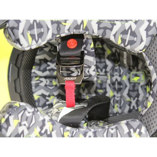 Motokrosová helma AXXIS WOLF ABS star track a3 lesklá fluor žlutá XXL