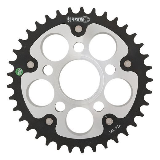 Řetězová rozeta SUPERSPROX STEALTH RST-736:37-SLV stříbrná 37 zubů, 520